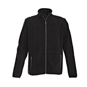 Printer Mens Speedway Fleece Jacket / Black